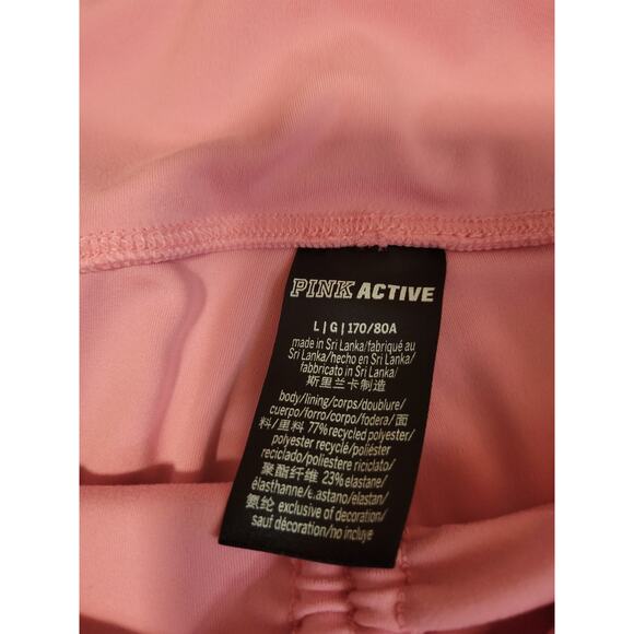 PINK Active Victoria's Secret Ruched V Waist Adjustable Leggings Size L - Picture 6 of 11